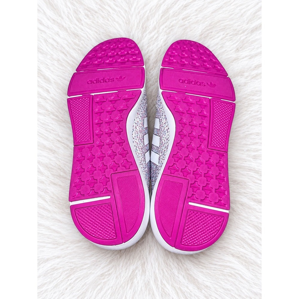 adidas Swift Run 22 Sneakers Women's 9 | White Purple Pink Knit Running Shoes - Picture 7 of 7